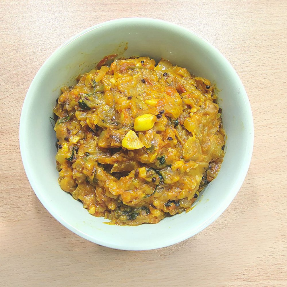 Vang bharit 2.25 kg ( 225 g x 10 pks ) वांग भरीत